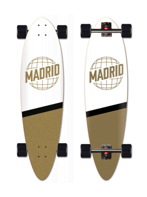 Longboard Blunt 36.25'' World blanc/or Madrid